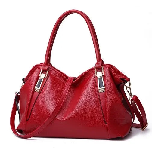 Stylish Fake Leather Tote Bag for Ladies