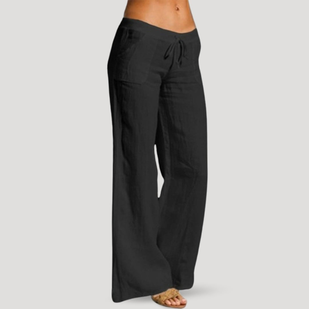 Comfortable Elastic Waist Women's Pants