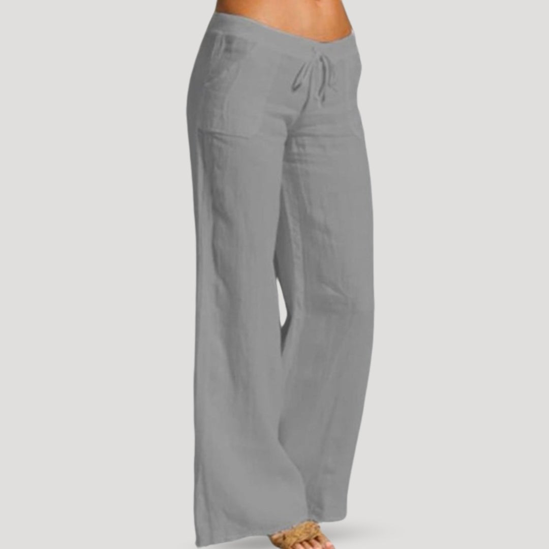 Comfortable Elastic Waist Women's Pants