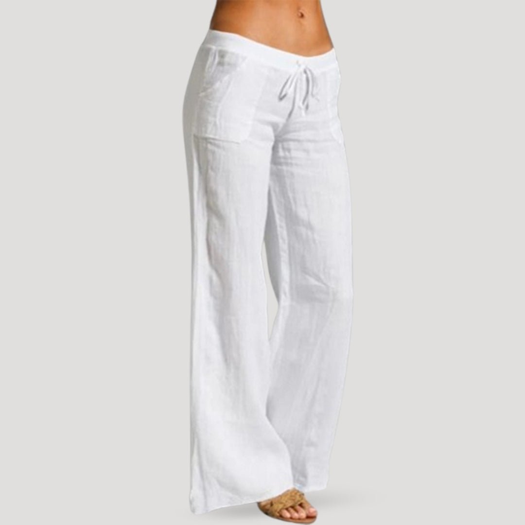 Comfortable Elastic Waist Women's Pants