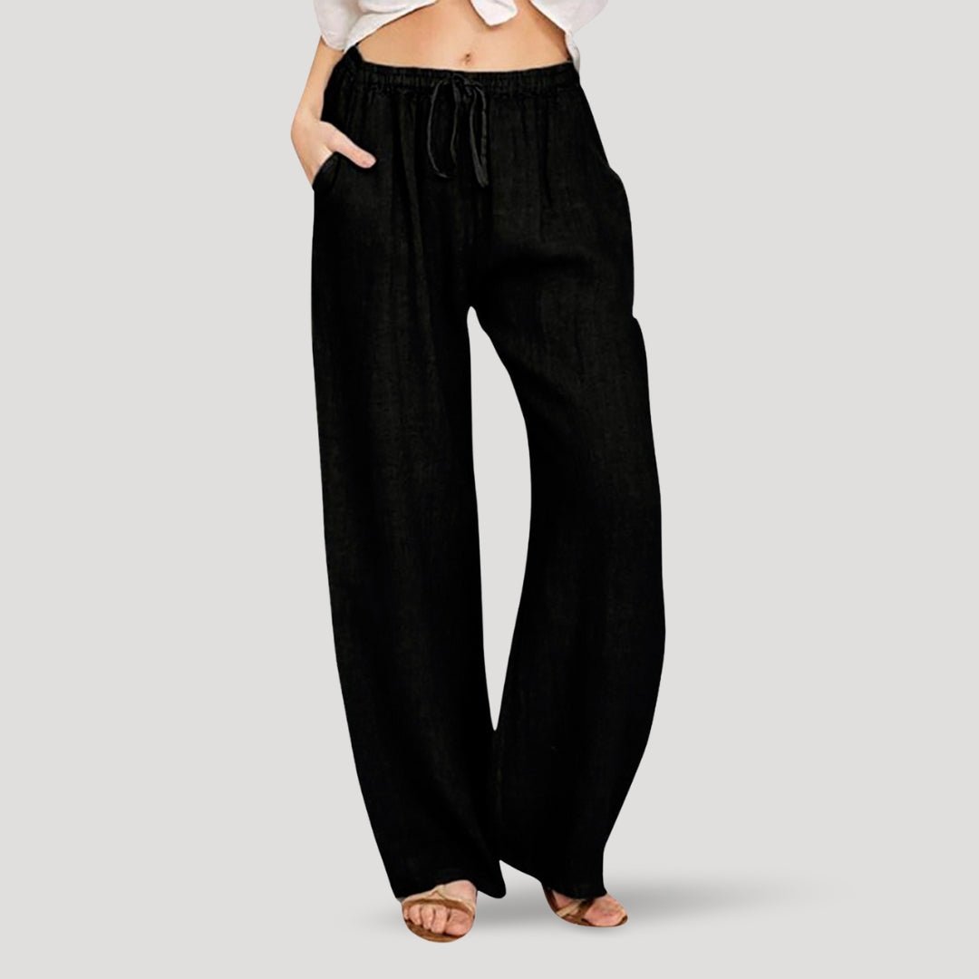 Comfortable Elastic Waist Women's Pants - Luxivelle
