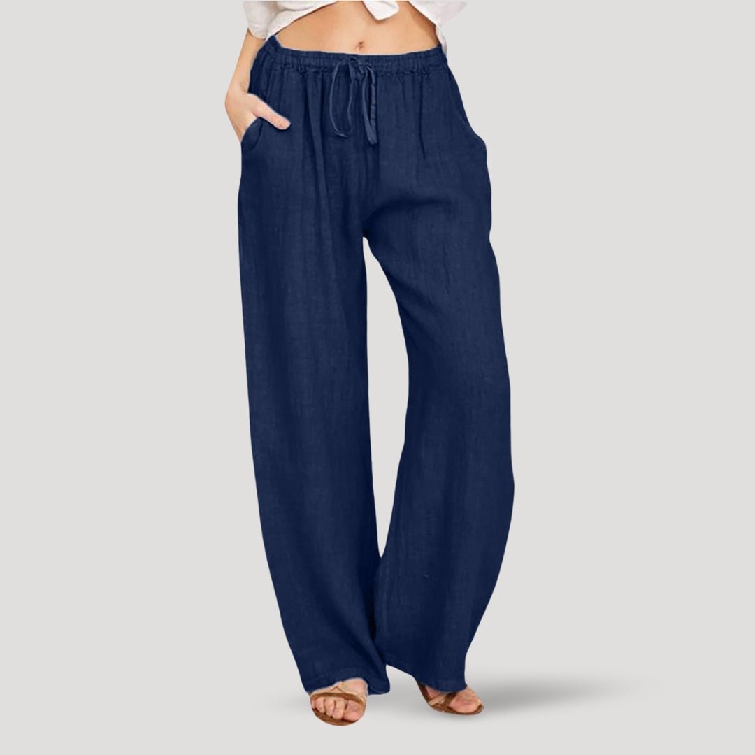 Comfortable Elastic Waist Women's Pants