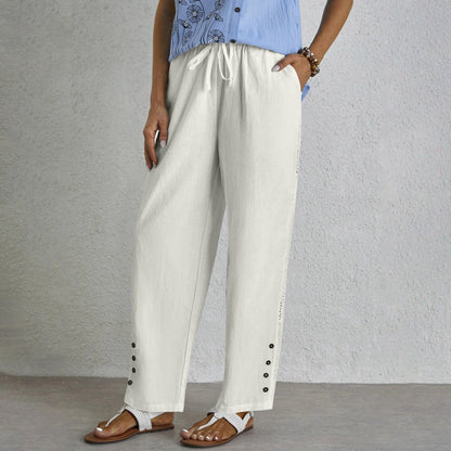 Comfortable Women's Loose Fit Pants - Luxivelle