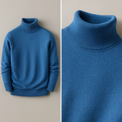 Classic Fit Men's Turtleneck Sweater
