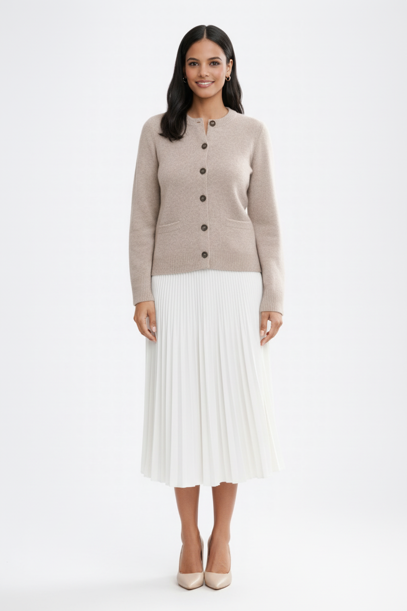 Classic Chic Oversized Women's Cardigan - Luxivelle
