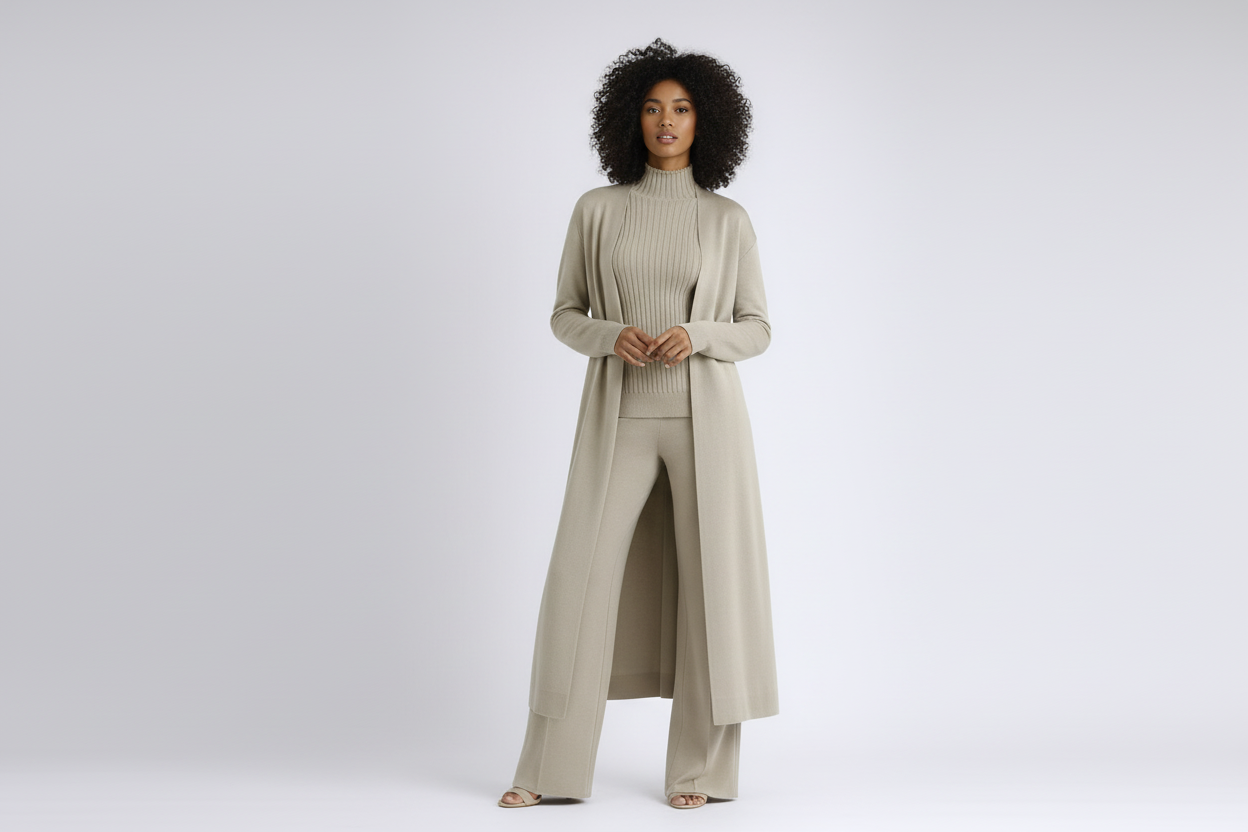 Cozy 3-Piece Knitted Clothing Set - Luxivelle