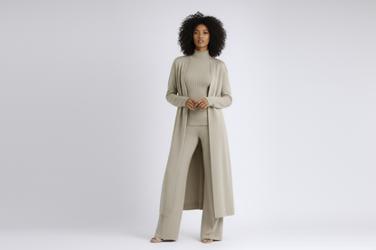Cozy 3-Piece Knitted Clothing Set - Luxivelle