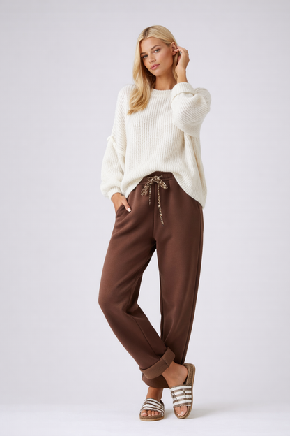 Comfortable Cuffed Sweatpants for Women