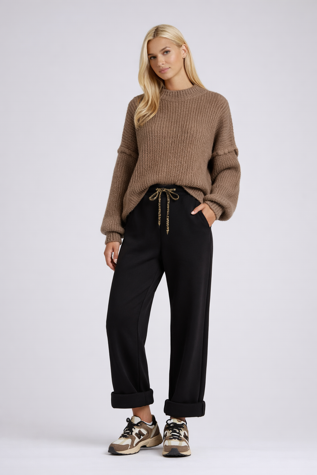 Comfortable Cuffed Sweatpants for Women