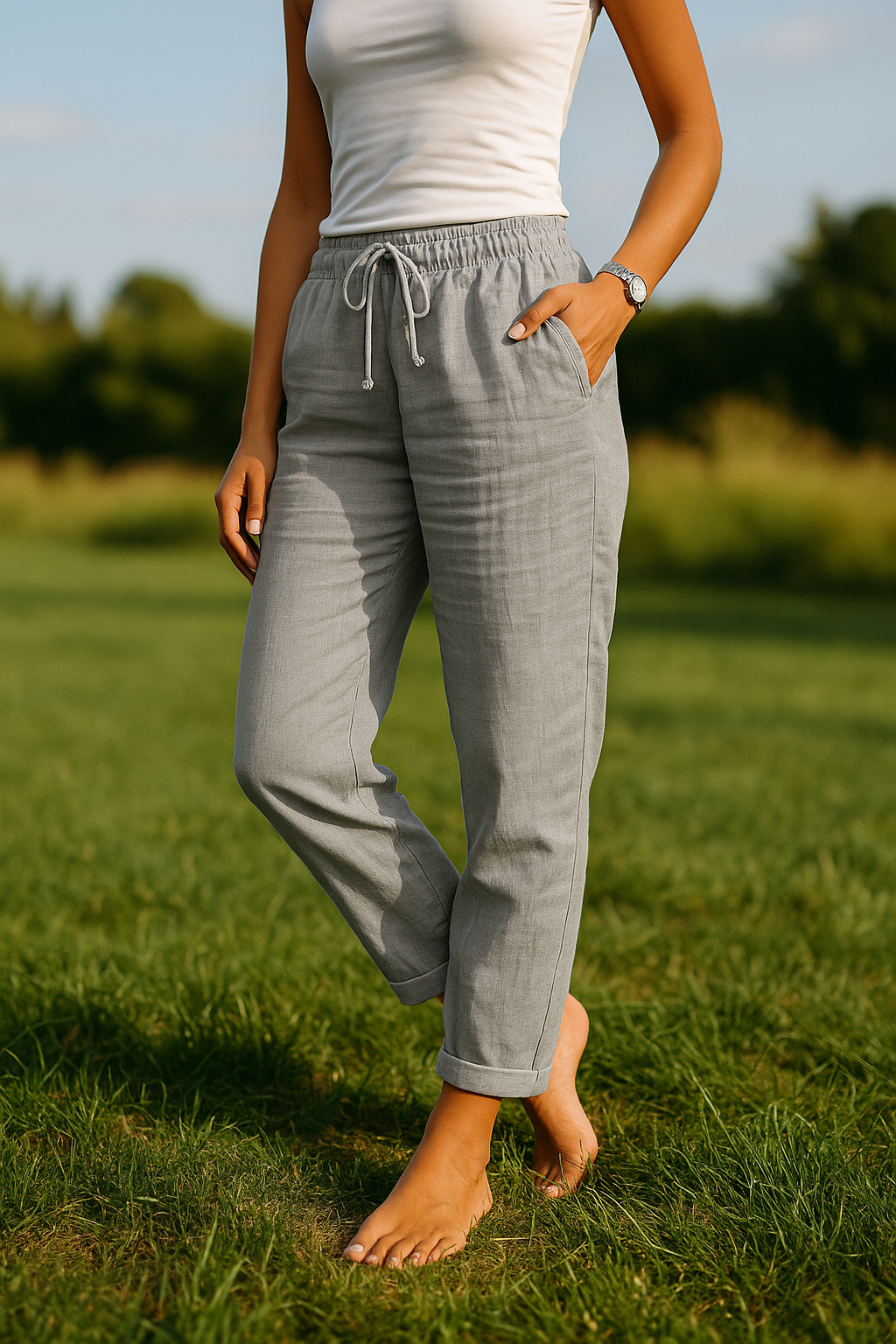 Breathable Casual Women's Summer Pants
