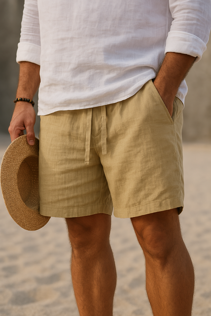 Lightweight Mens Summer Cotton Shorts