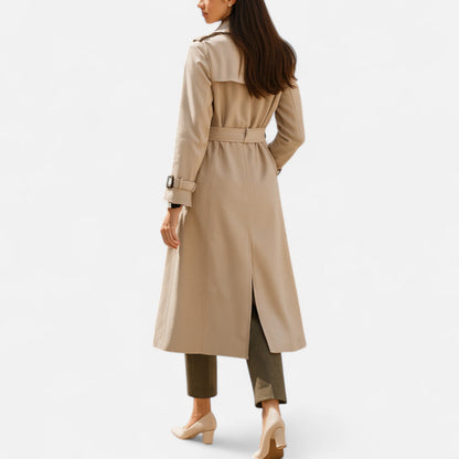 Ladies Long Waterproof Trench Coat