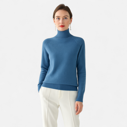 Soft Women's Crew Neck Cashmere Sweater