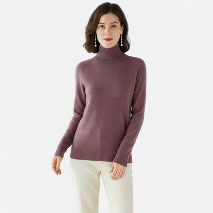 Soft Women's Crew Neck Cashmere Sweater