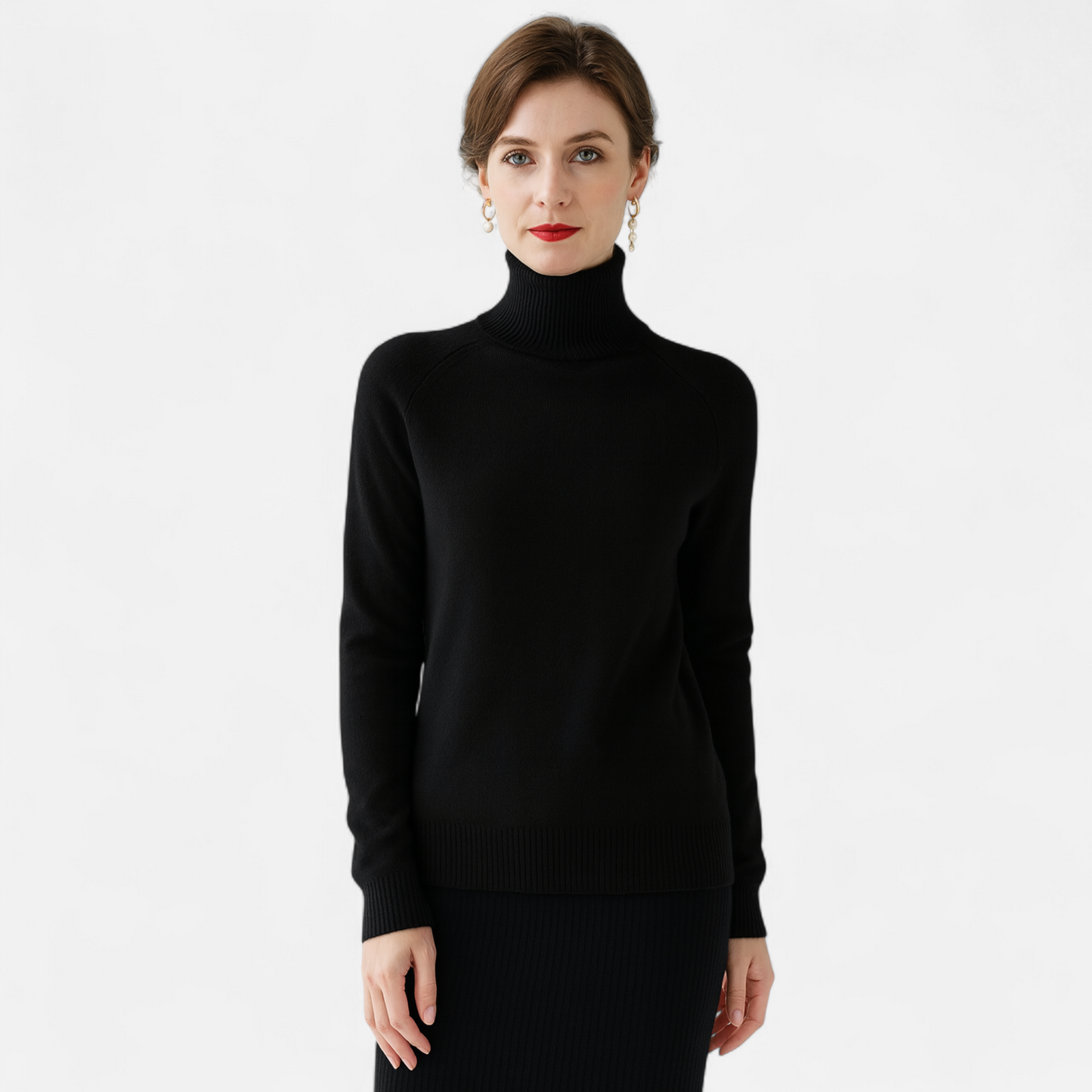 Soft Women's Crew Neck Cashmere Sweater