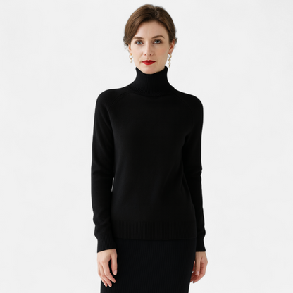 Soft Women's Crew Neck Cashmere Sweater