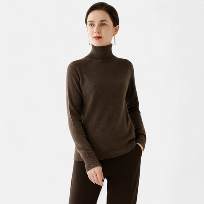 Soft Women's Crew Neck Cashmere Sweater