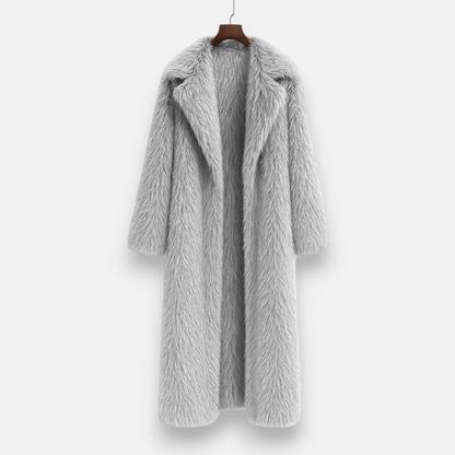 Luxurious Faux Fur Ladies Winter Coat