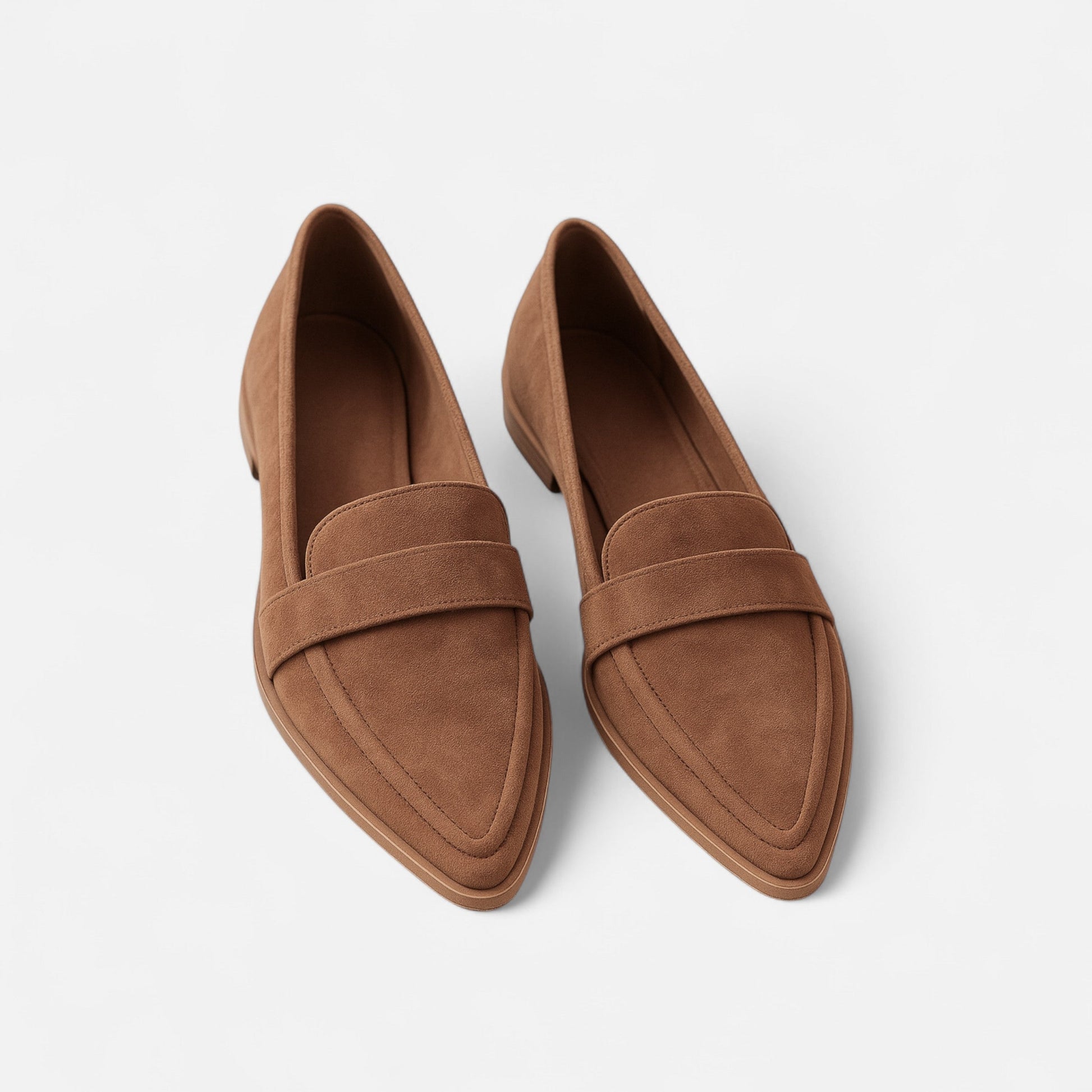 Ladies Classic Pointed Slip-On Shoes - Luxivelle