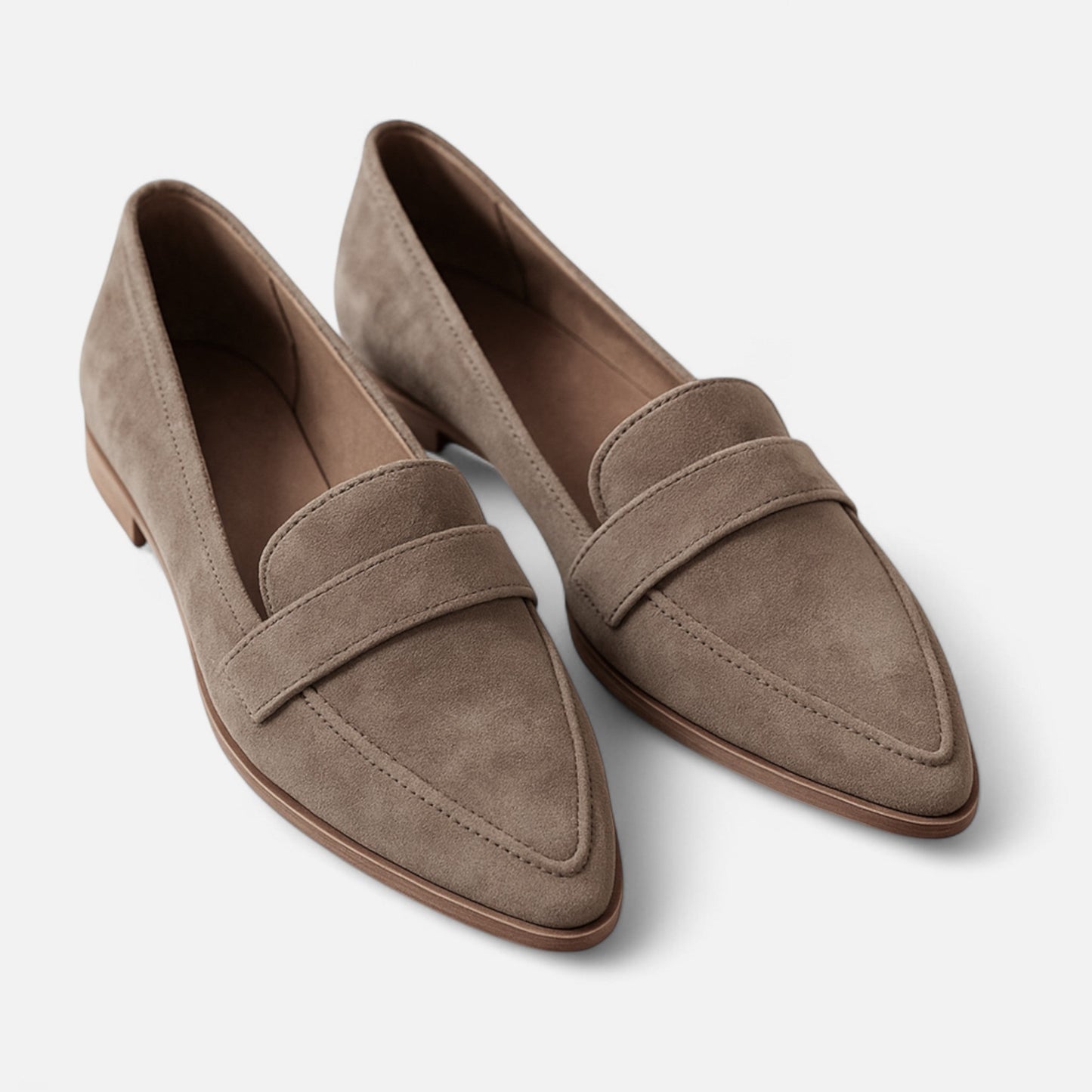 Ladies Classic Pointed Slip-On Shoes