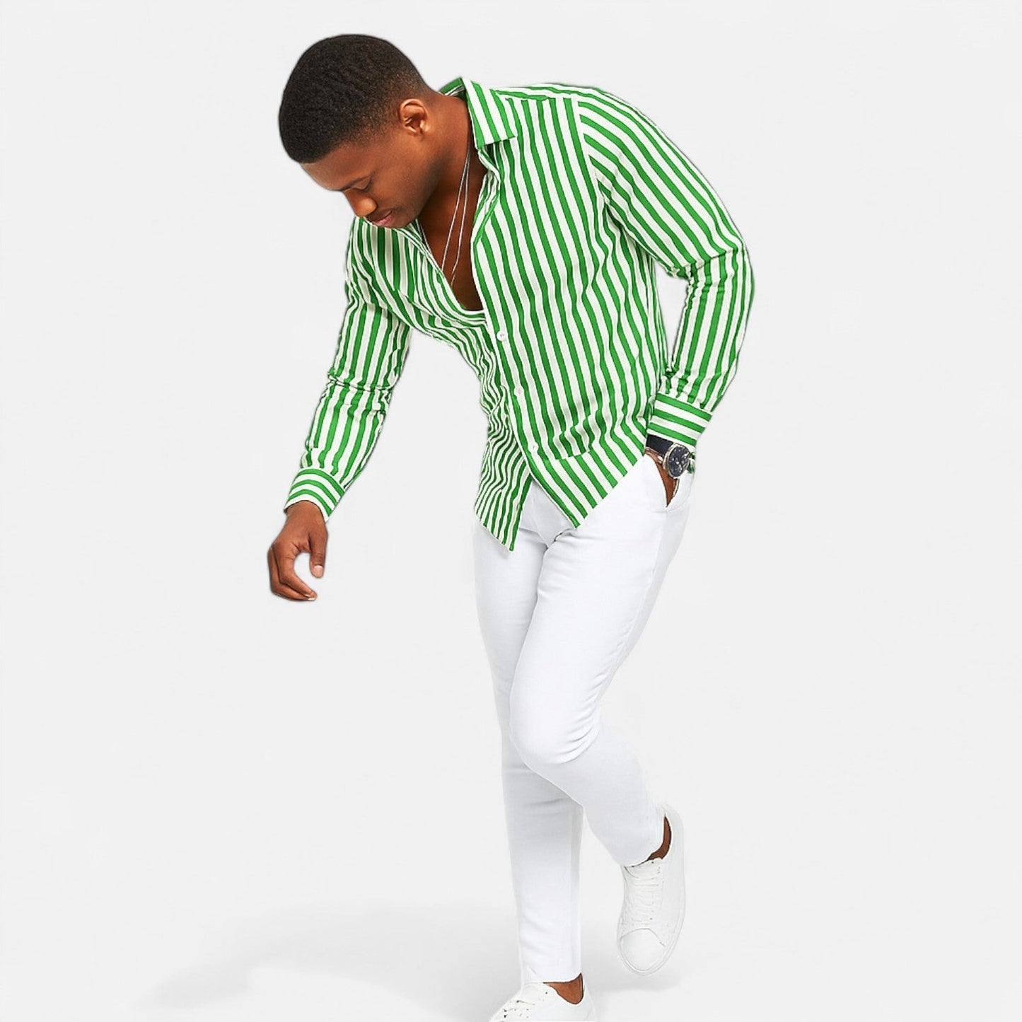 Men's Lightweight Pastel Cotton Shirt Casual Summer Top
