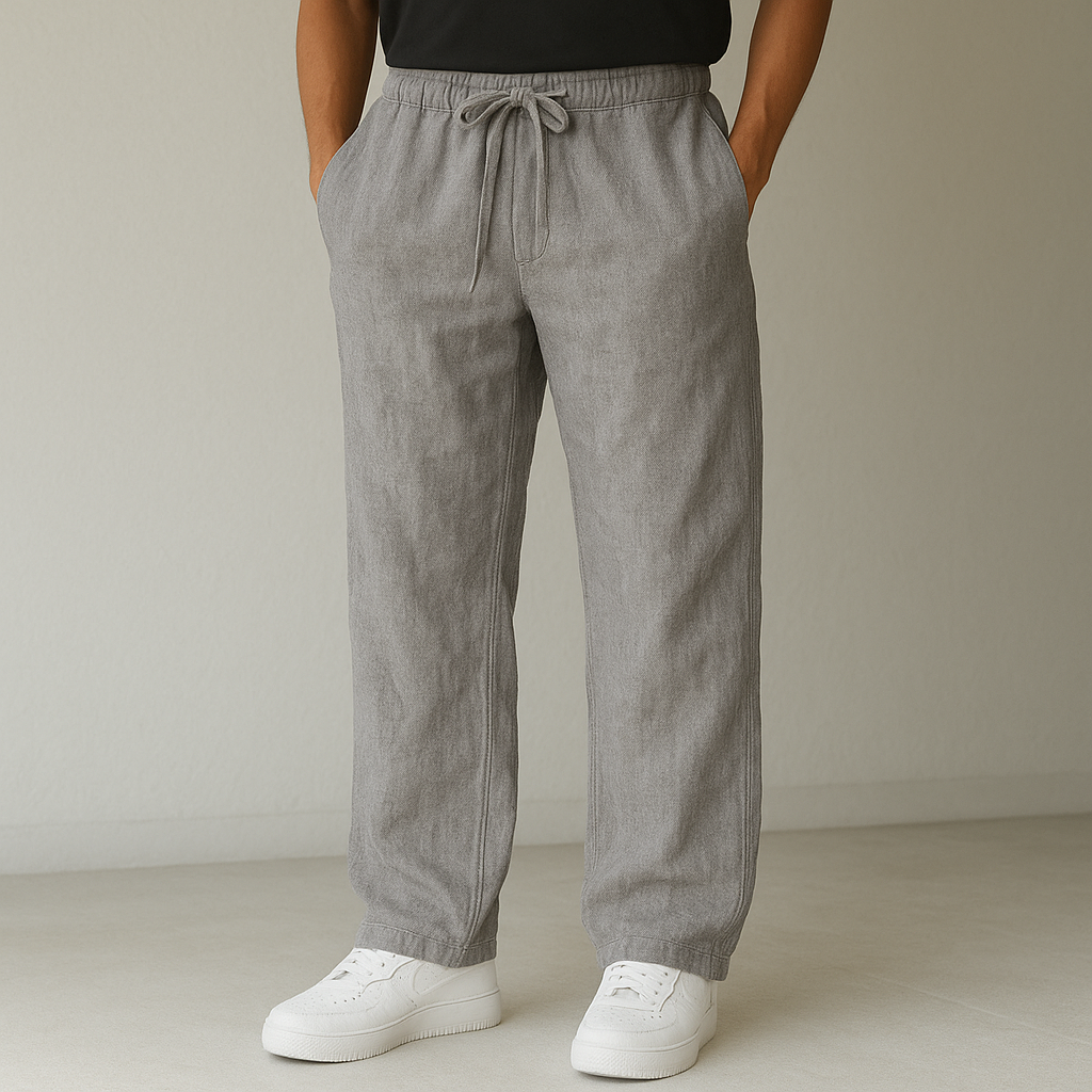 Comfortable Elastic Waist Men's Pants