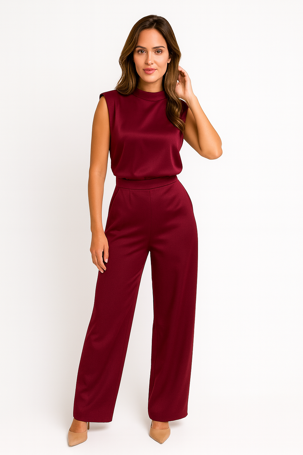 Luxurious Soft Wide Leg Jumpsuit