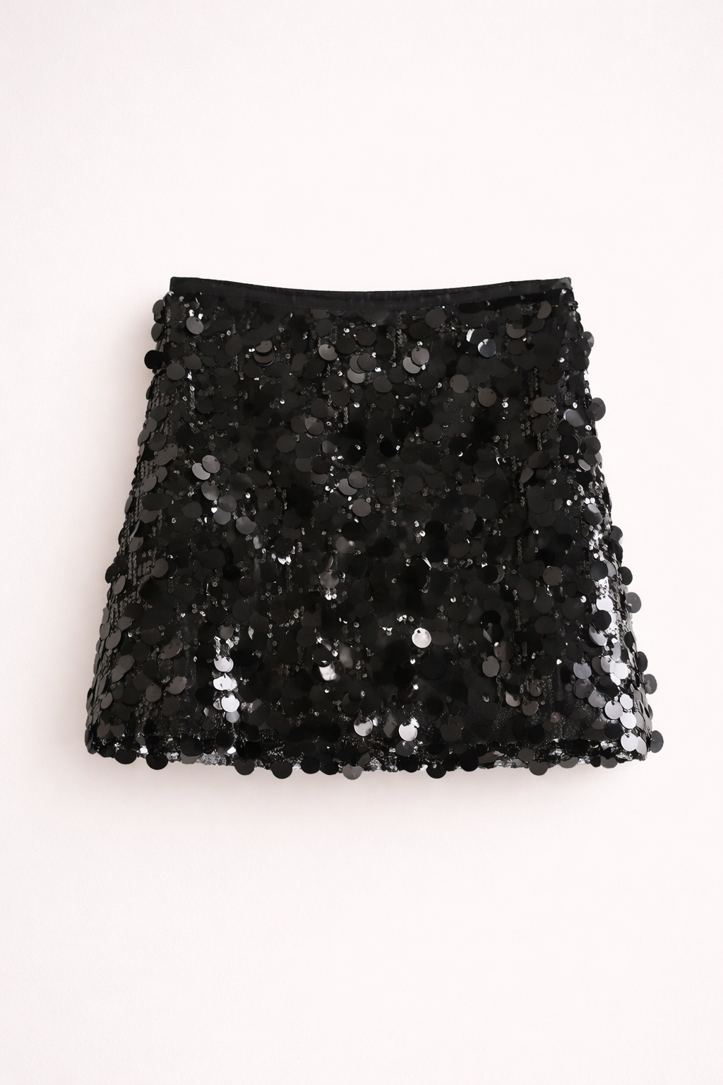 Dark Glitter Evening Skirt