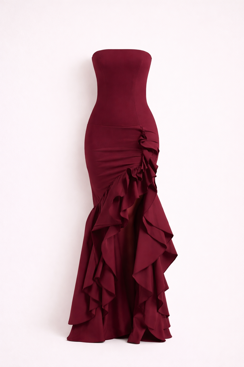 Elegant Red Evening Gown