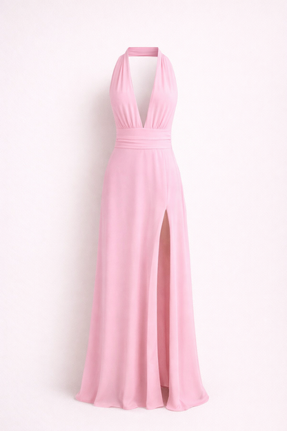 Pink Elegant Evening Dress
