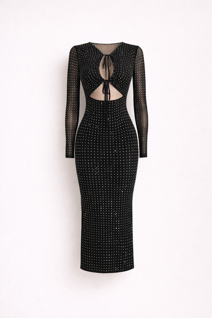 Elegant Evening Starlight Maxi Dress