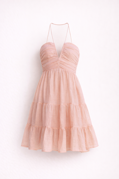 Pink Summer Mini Sundress
