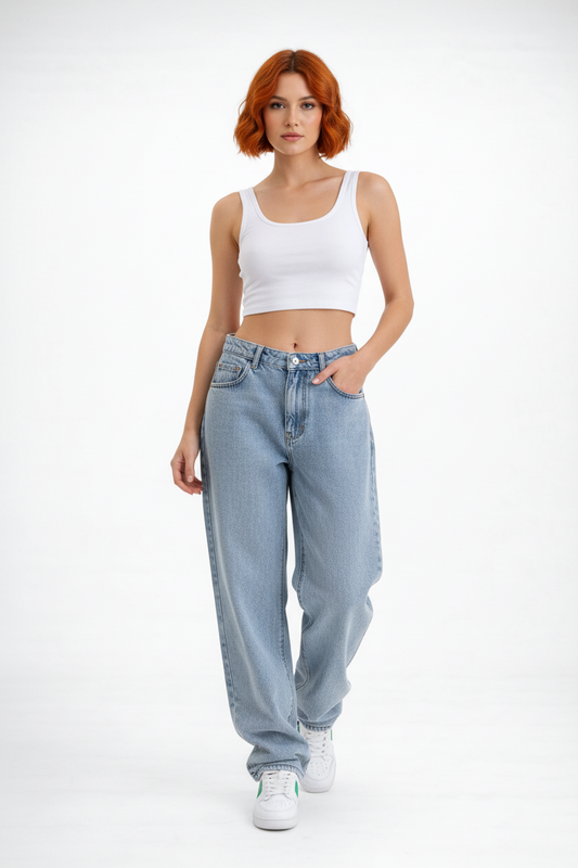 Timeless Classic Dark Blue Jeans - Luxivelle