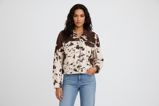 Bold Animal Print Coat - Luxivelle