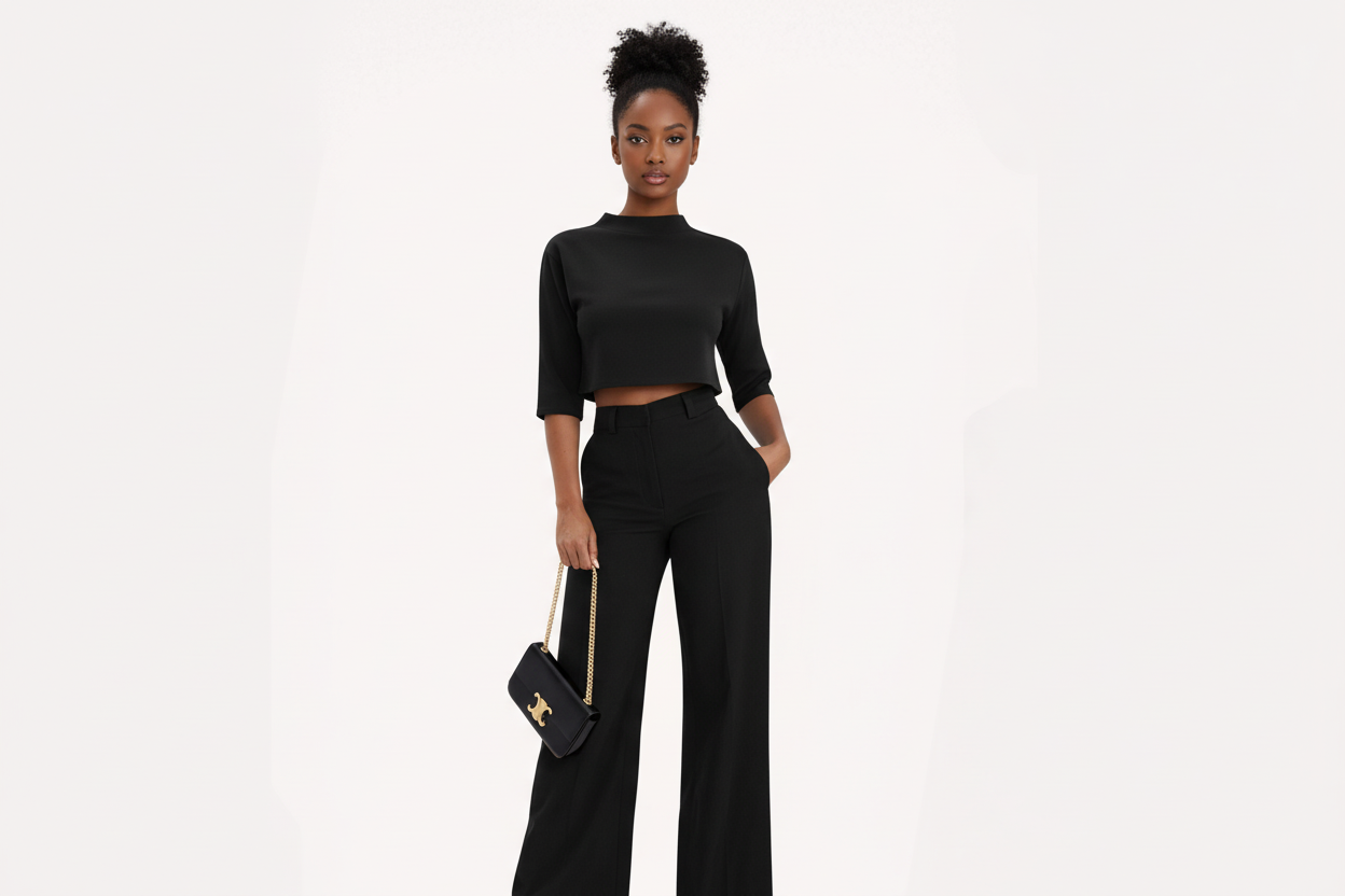 Stylish Fit Wide Leg Jumpsuit - Luxivelle