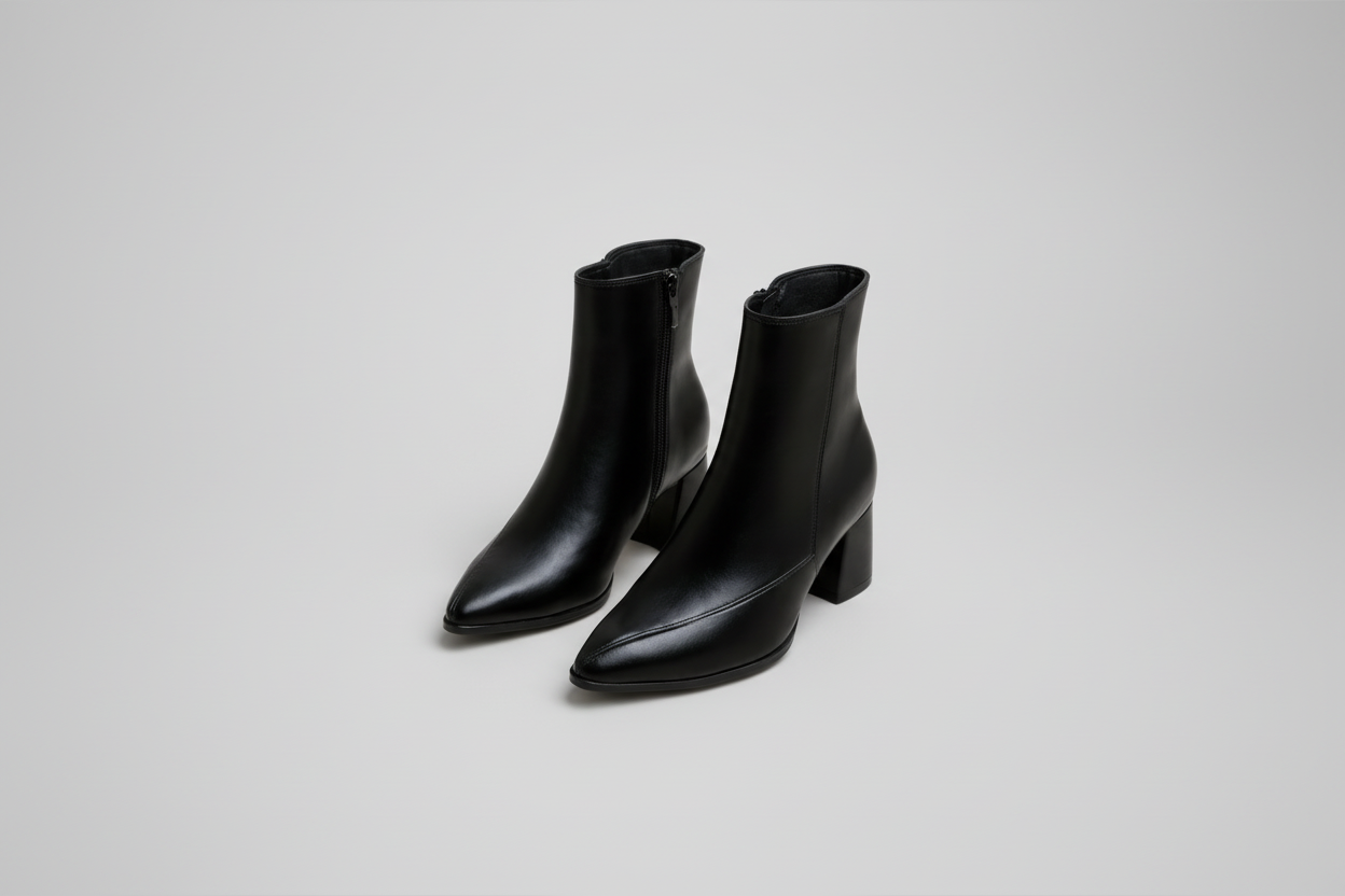 Chic Low Heel Ankle Boots - Luxivelle