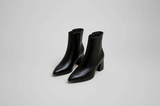 Chic Low Heel Ankle Boots - Luxivelle