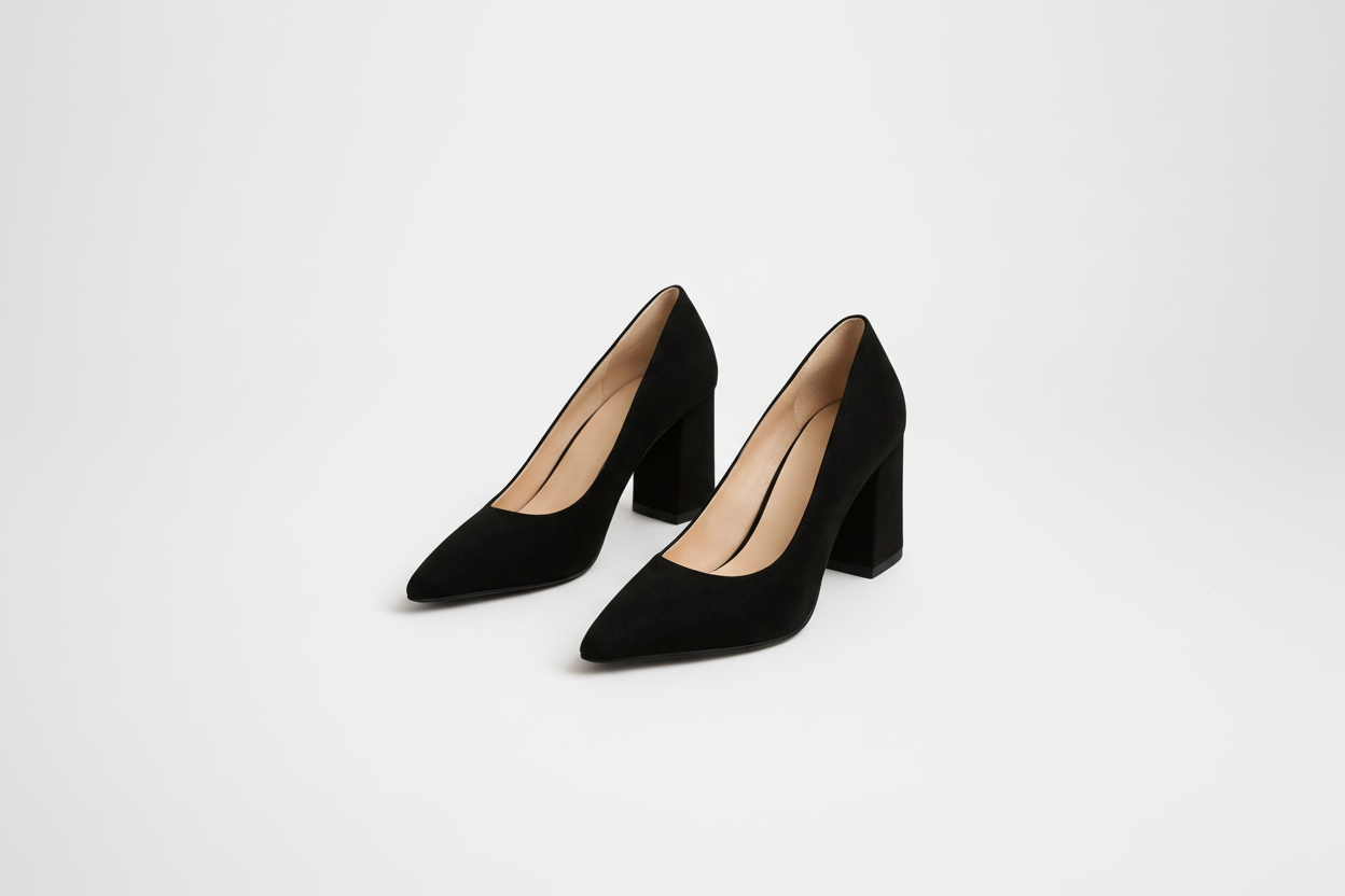 Luxury Suede High Heel Shoe - Luxivelle