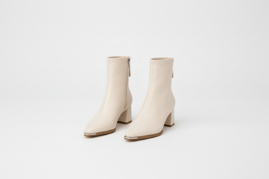 Cloe - Low Heel Ankle Boots - Luxivelle