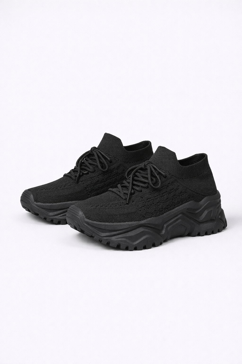 Thick Knit Comfort Sneakers