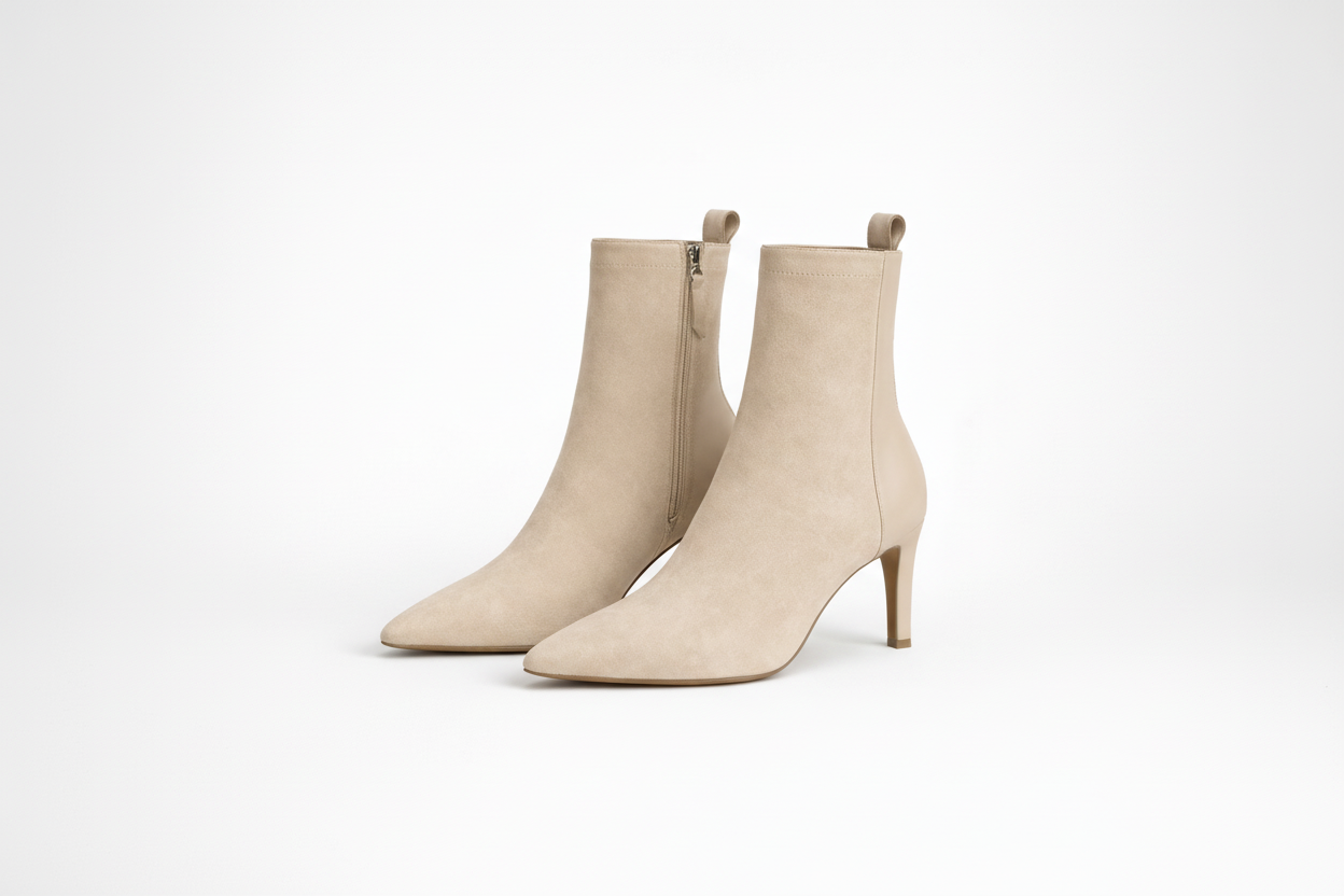 Tania | Chic High Heel Booties - Luxivelle