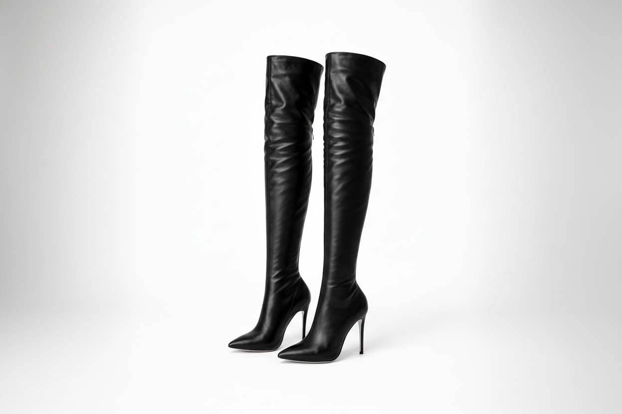 Women's High Heel Knee High Boots - Luxivelle