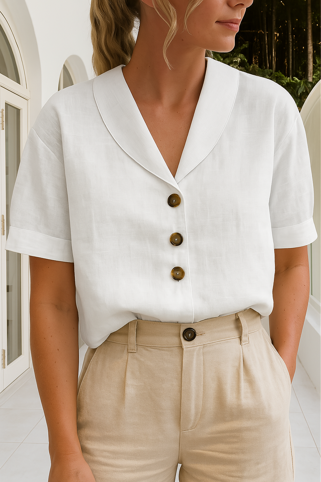 Classic Women's Fancy Top - Luxivelle