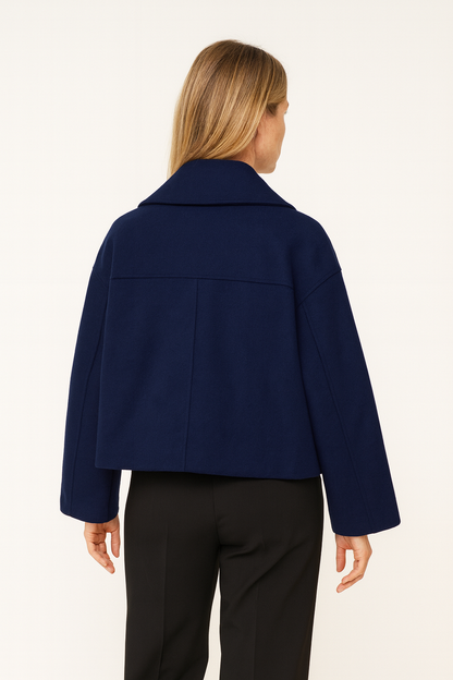 Warm Women's Short Wool Coat