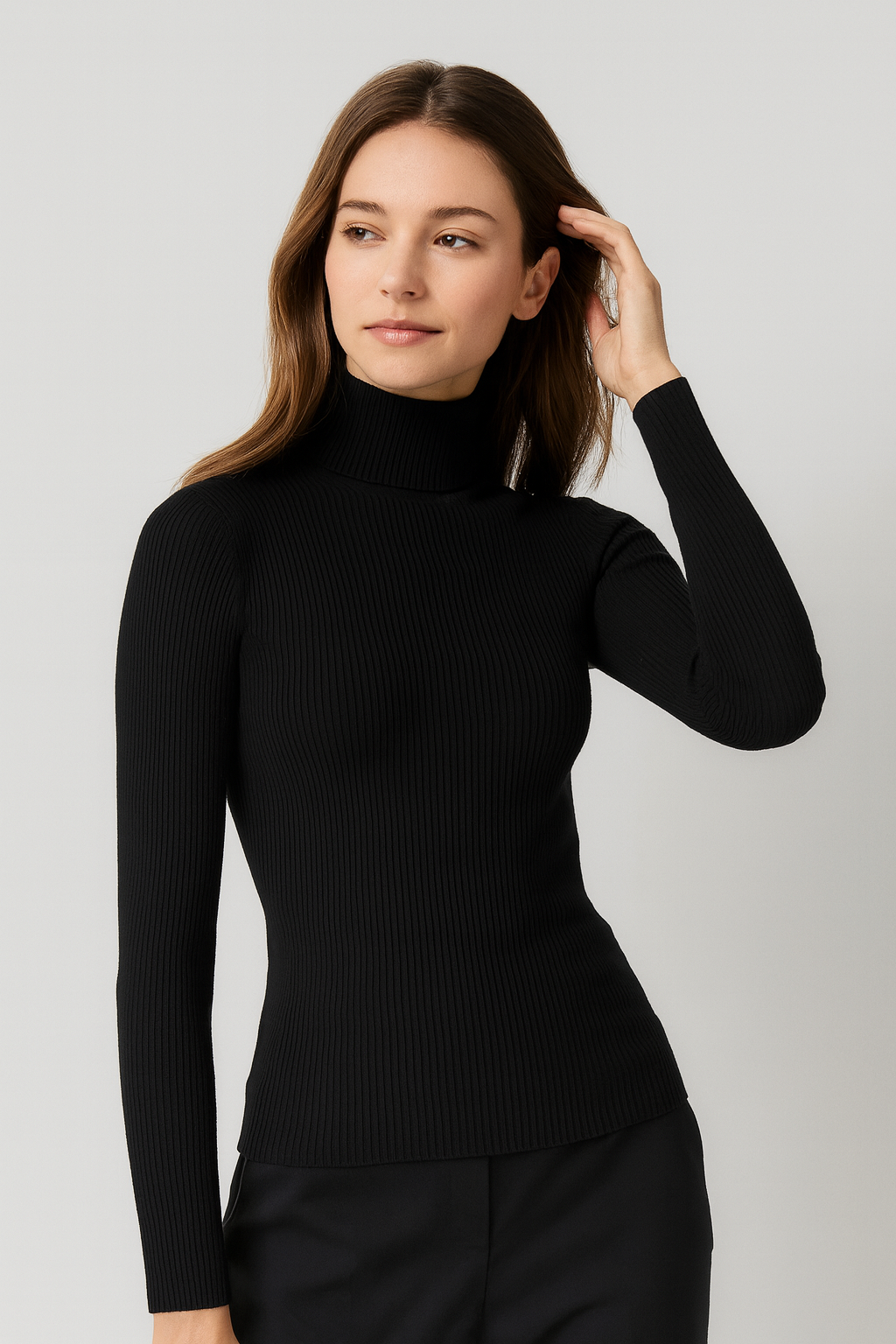 Cozy Cable Knit Turtleneck Sweater