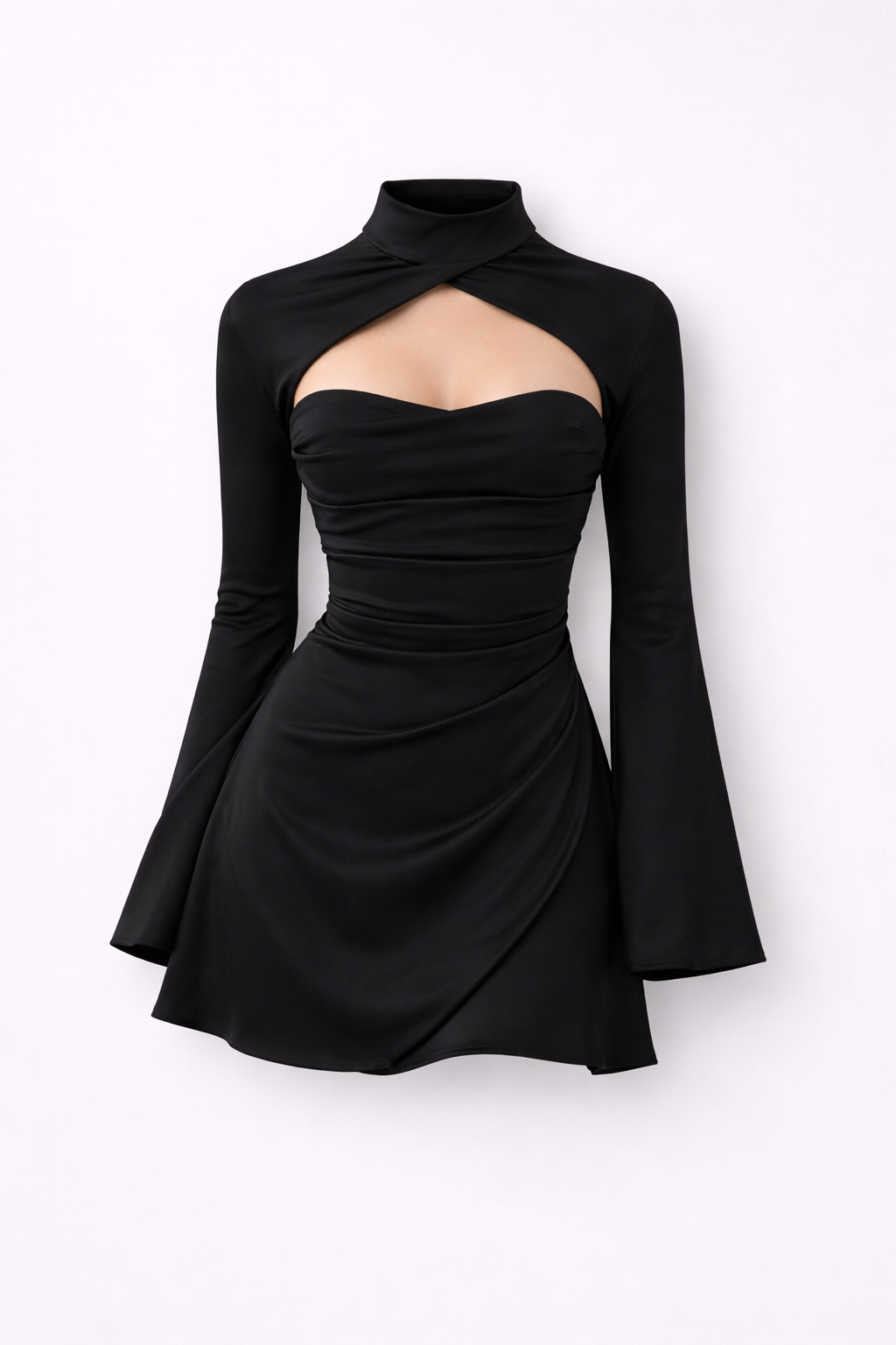 Sexy Low Back Corset Evening Dress