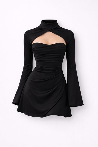 Sexy Low Back Corset Evening Dress