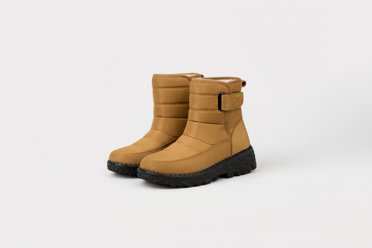 Insulated Waterproof Winter Snow Boots with Grip Sole - Luxivelle