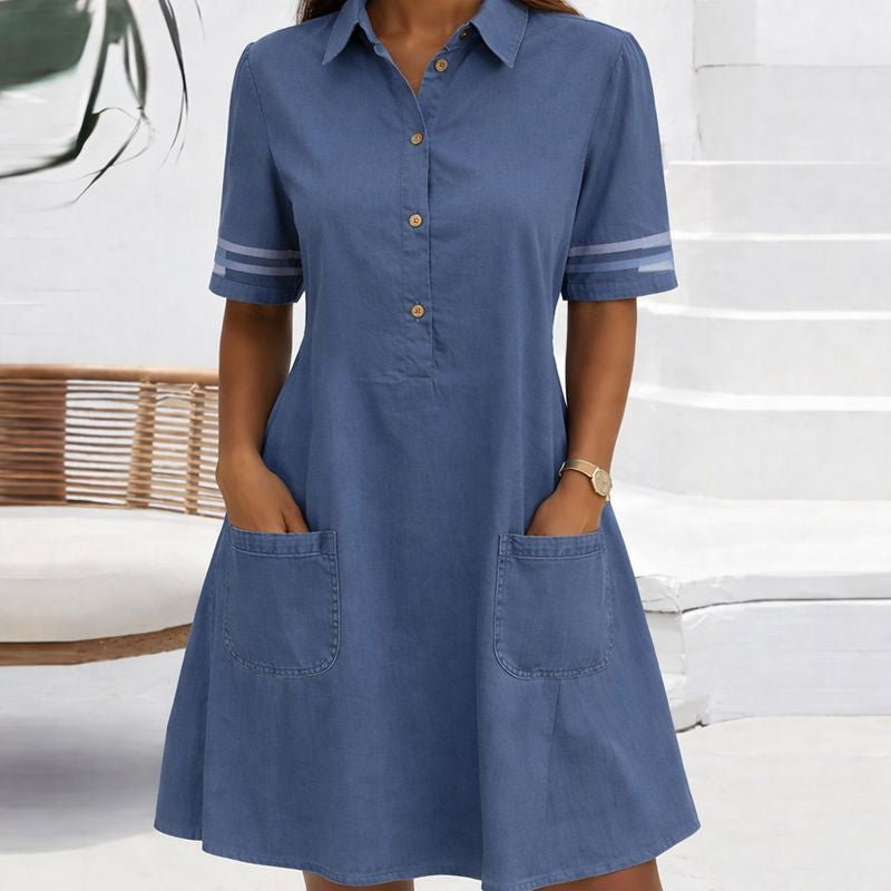 Elegant Casual Tunic Dress - Luxivelle
