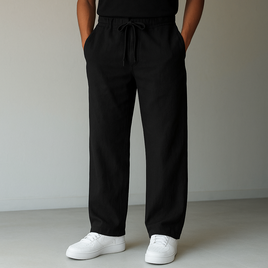 Comfortable Elastic Waist Men's Pants - Luxivelle